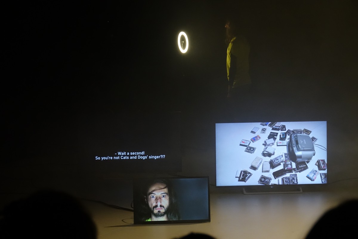 8936 chansons, performance at Boom'Structur, CDCN Clermont-Ferrand, photo 1 by Philippe Eydieu