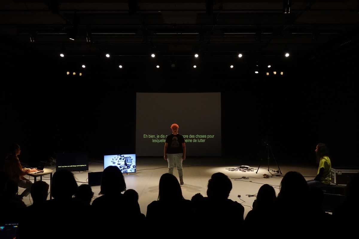 8936 chansons, performance at Boom'Structur CDCN, photo 2 by Philippe Eydieu