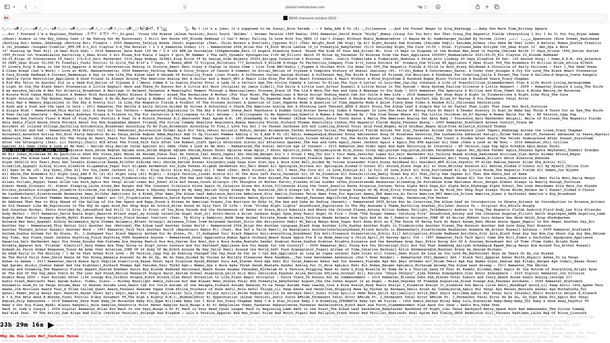 8936 chansons (2022)