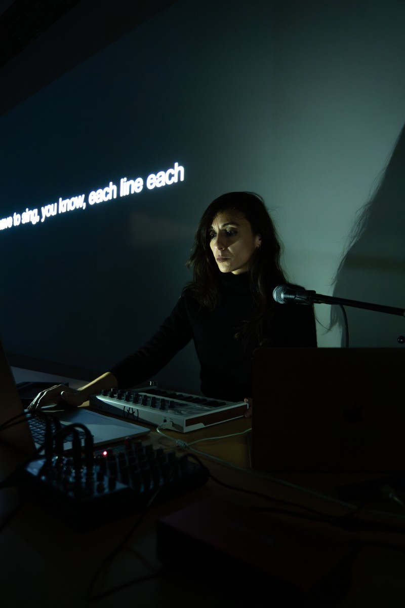 8937th song performance at Pickle Bar, Berlin, photo 3 by Monika Karczmarczyk, thanks to Slavs and Tatars Pickle Bar