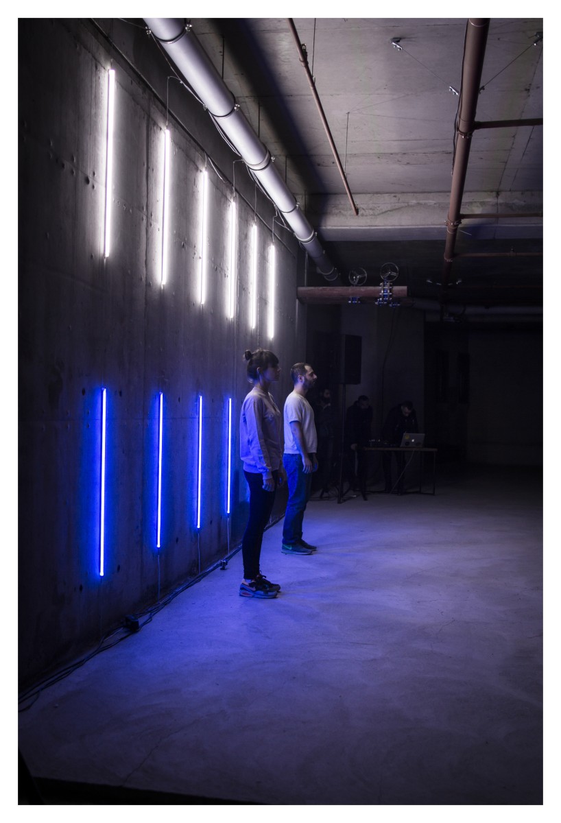 This is the end, beautiful friend, installation and performance by biriken (Melis Tezkan and Okan Urun), 2017, BAHAR, 13th Sharjah Biennial, photo by İpek Çınar